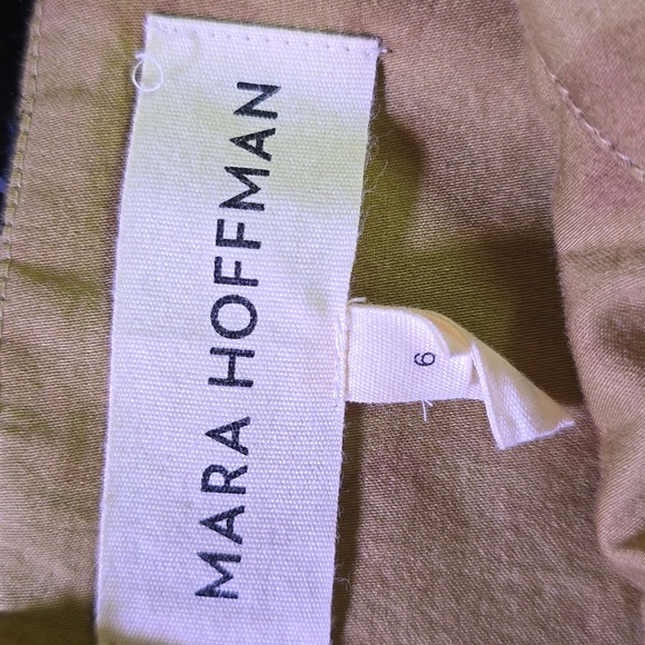 Mara Hoffman Mercedes Dress Black Sage Size 6 - Picture 9 of 10